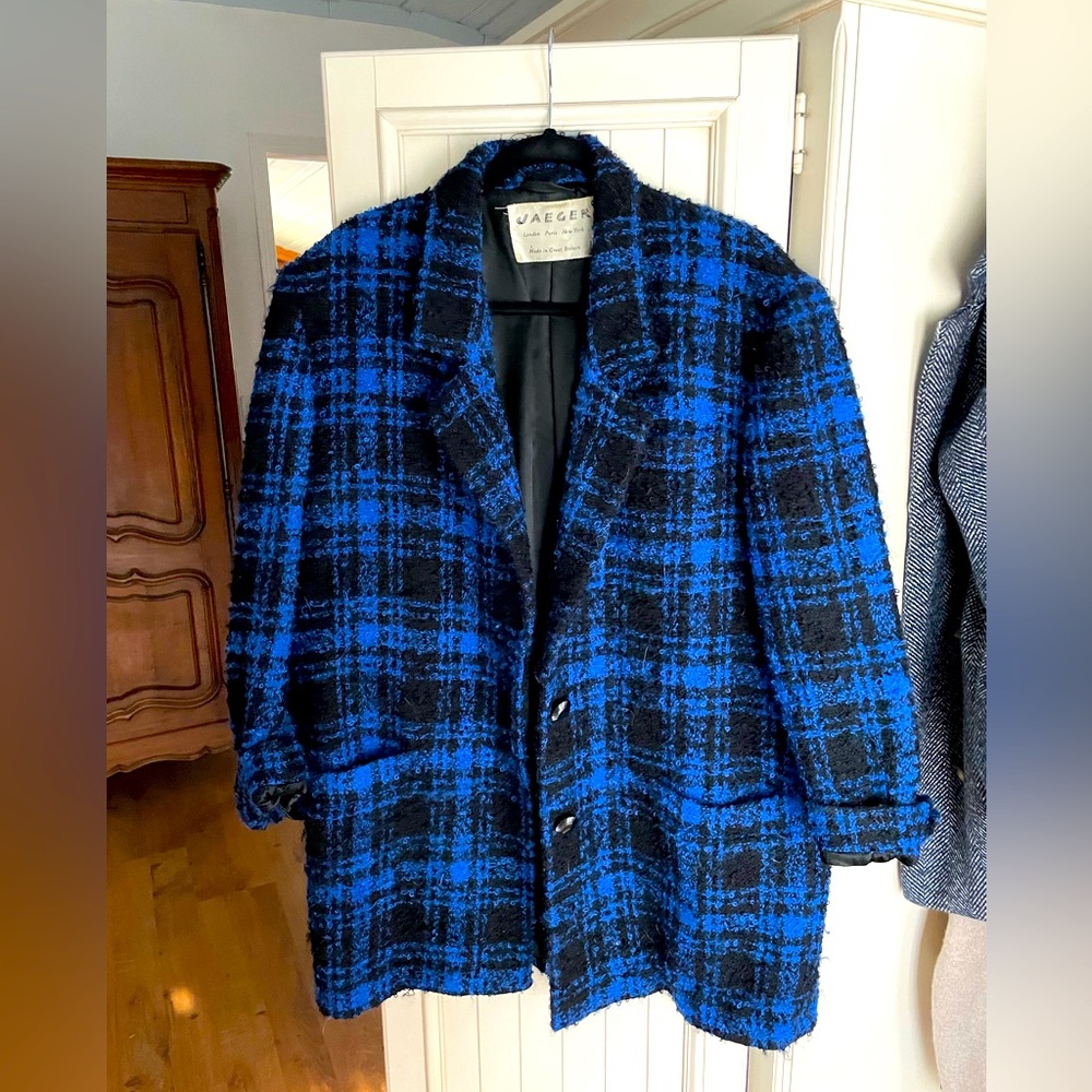 Jaeger Wool Boucle Coat